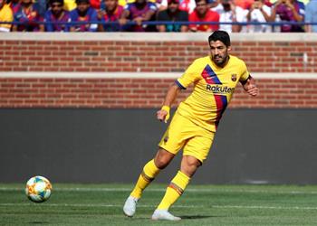 بعد الفوز برباعية أمام نابولي ودي ا لويس سواريز برشلونة مستعد لليجا