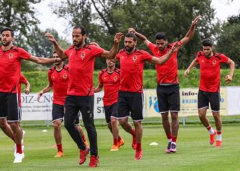 مران الأهلي غياب معلول وتأهيل ثنائي الفريق