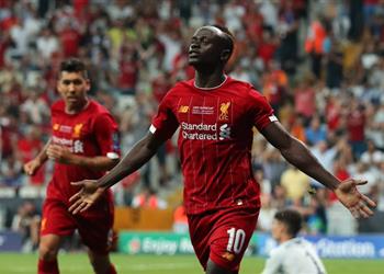 ساديو ماني يتفوق على محمد صلاح بعد هدفيه أمام تشيلسي بالسوبر الأوروبي