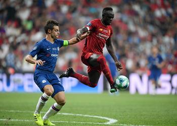 فيديو مبادرة رائعة من ماني في مباراة ليفربول وتشيلسي بالسوبر الأوروبي