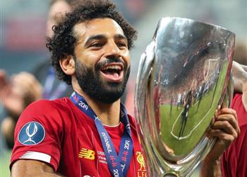 أول تعليق من محمد صلاح بعد فوز ليفربول بكأس السوبر الأوروبي على حساب تشيلسي