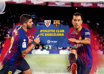 التشكيل المتوقع لمباراة برشلونة وأتلتيك بيلباو بالدوري الإسباني اليوم