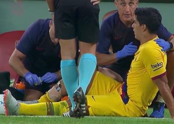 فيديو لويس سواريز يتعرض لإصابة أمام أتلتيك بيلباو وفالفيردي يدفع برافينيا