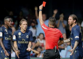 مودريتش يعلق على طرده في مباراة ريال مدريد وسيلتا فيجو