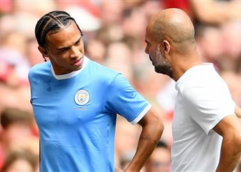 ليروي ساني يعارض جوارديولا ويرفض التوجه إلى برشلونة