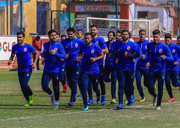 مران الأهلي الثنائي المصاب يعود لتدريبات الكرة وإكرامي يواصل التأهيل