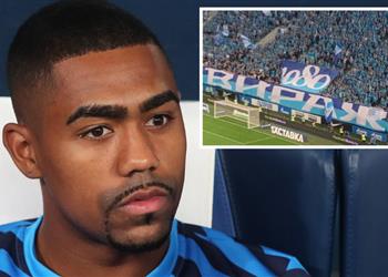 مالكوم يكشف عن رد فعله تجاه الهتافات العنصرية لجماهير زينيت