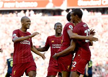 بالفيديو ماتيب يسجل هدف التقدم لليفربول برأسية أمام آرسنال