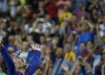 جريزمان قلدت ميسي في هدفي الثاني وهذا سر احتفالي