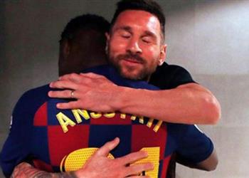 ميسي يوجه رسالة لفاتي وبيريز بعد مباراة برشلونة وريال بيتيس