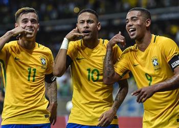 نيمار وكوتينيو على رأس قائمة البرازيل لمواجهة كولومبيا بتصفيات المونديال