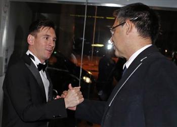 حفل أفضل لاعب في أوروبا 2019 ميسي وبارتوميو على رأس وفد برشلونة