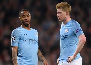 كيفين دي بروين الحظ لا يحالف مانشستر سيتي في دوري الأبطال