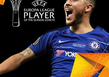 رسميا هازارد يفوز بجائزة أفضل لاعب في الدوري الأوروبي لموسم 2018 19
