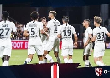 فيديو باريس سان جيرمان يتغلب على ميتز بثنائية في الدوري الفرنسي