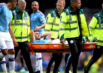 جوارديولا عن إصابة لابورت آمل ألا يغيب مثل ساني