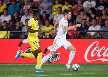 فيديو جاريث بيل يسجل هدف التعادل لريال مدريد أمام فياريال قبل نهاية الشوط الأول