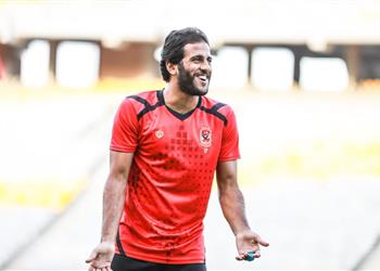 مروان محسن يتعرض للإصابة في مران الأهلي