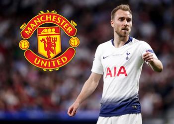 مانشستر يونايتد ينوي تقديم عرض شتوي لضم إريكسن من توتنهام