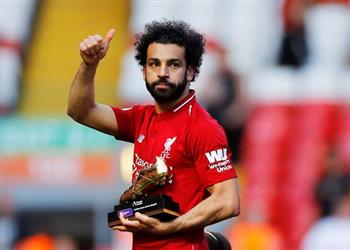 أسطورة آرسنال محمد صلاح سيفوز بالحذاء الذهبي للموسم الثالث على التوالي