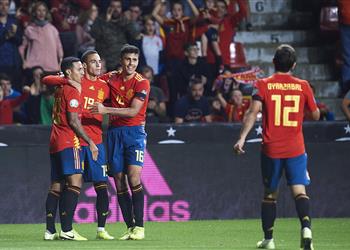 فيديو إسبانيا تفوز على جزر فارو برباعية في تصفيات يورو 2020