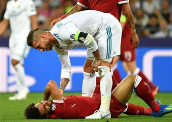 راموس عن إصابة صلاح في نهائي الأبطال لم أقصد إيذائه