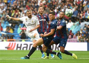 فيديو في 5 دقائق كريم بنزيما يسجل هدفان لريال مدريد أمام ليفانتي