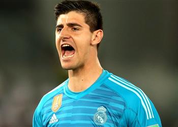 رغم البداية القوية كورتوا يعترف بانخفاض مستوى ريال مدريد في الشوط الثاني أمام ليفانتي
