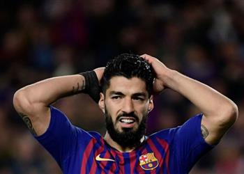 متى تنتهي اللعنة سواريز يواصل البحث عن أول أهدافه خارج كامب نو م نذ 4 سنوات