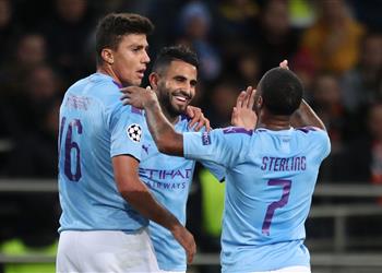 بالفيديو محرز يقود مانشستر سيتي للفوز على شاختار دونيستك بثلاثية نظيفة