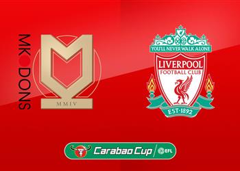 التشكيل المتوقع لمباراة ليفربول وميلتون كينز دونز في كأس الرابطة اليوم