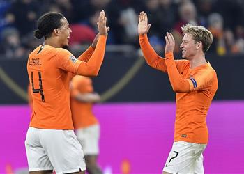 فان ديك ودي يونج على رأس قائمة هولندا لمباراتي إيرلندا الشمالية وبيلاروسيا في تصفيات يورو 2020