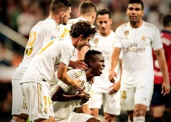بالفيديو ث نائية فينيسيوس ورودريجو تؤمن صدارة الليجا لريال مدريد بعد تخطي أوساسونا