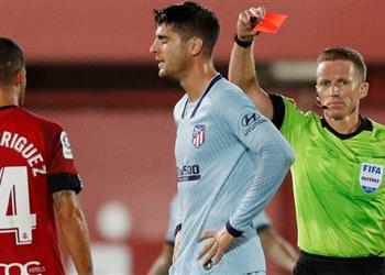 أتلتيكو مدريد يتقدم بالتماس ضد طرد موراتا قبل مواجهة ريال مدريد في الديربي