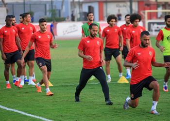 مران الأهلي إصابة حسام عاشور بكدمة قوية قبل مواجهة كانو سبورت