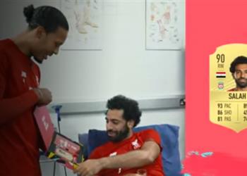 فيديو محمد صلاح عن بطاقته في فيفا 20 قوتي البدنية كانت يجب أن تكون أكبر