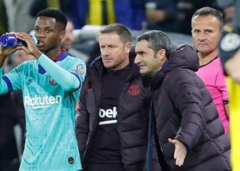 بيان رسمي برشلونة ي علن إصابة فاتي وغيابه عن مباراة خيتافي