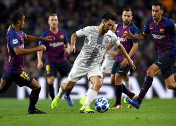 بي ان سبورت تعلن معلق مباراة برشلونة وإنتر ميلان في دوري أبطال أوروبا