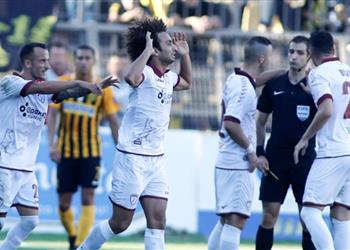 بعد تسجيله هدف وصناعة آخر بالفيديو عمرو وردة يقود لاريسا لتحويل تأخره لفوز على أريس في الدوري اليوناني