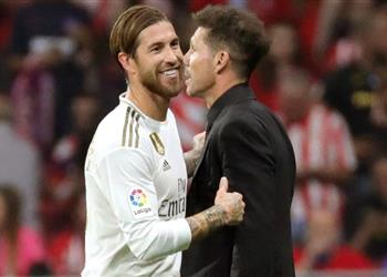 آس راموس مهدد بعقوبة قاسية بسبب مشادته مع سيميوني في ديربي مدريد