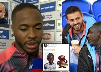 ستيرلينج مدافع ا عن سيلفا في واقعة العنصرية ضد ميندي ما حدث أمر بين صديقين ولم يكن يقصد إهانته