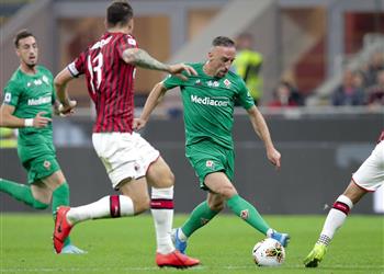 فيديو ريبيري يسجل هدف ا رائع ا لفيورنتينا أمام ميلان في الدوري الإيطالي