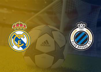موعد والقناة الناقلة لمباراة ريال مدريد وكلوب بروج في دوري أبطال أوروبا اليوم