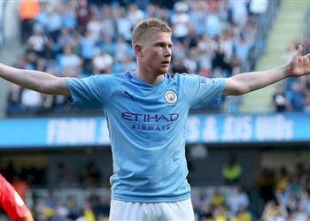 رسمي ا مانشستر سيتي ي علن إصابة دي بروين وموقفه من مباراة دينامو زغرب