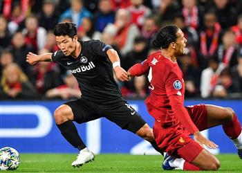 فيديو سالزبورج يسجل هدف ا أمام ليفربول في دوري أبطال أوروبا