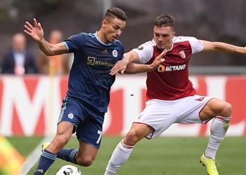 في غياب كوكا بالفيديو براجا يفشل في الحفاظ على تقدمه ويتعادل مع سلوفان براتيسلافا في الدوري الأوروبي