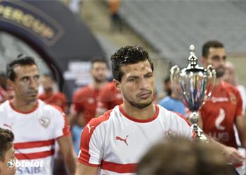 بالفيديو طرد طارق حامد بعد انتهاء مباراة الزمالك ومصر المقاصة