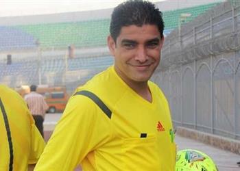 إبراهيم نور الدين حكم ا لمباراة المصري والاتحاد السكندري في الدوري