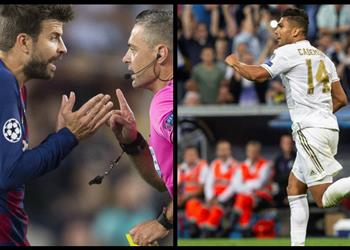 بيكيه وكاسيميرو مهددان بالغياب عن الكلاسيكو في الدوري الإسباني