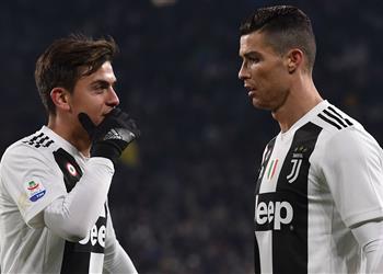 تشكيل يوفنتوس ضد إنتر ميلان كريستيانو رونالدو وديبالا يقودان البيانكونيري ولوكاكو أساسي ا